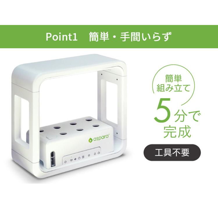 正規販売店 アスパラガーデン LITE スターターキット 水耕栽培 自動水