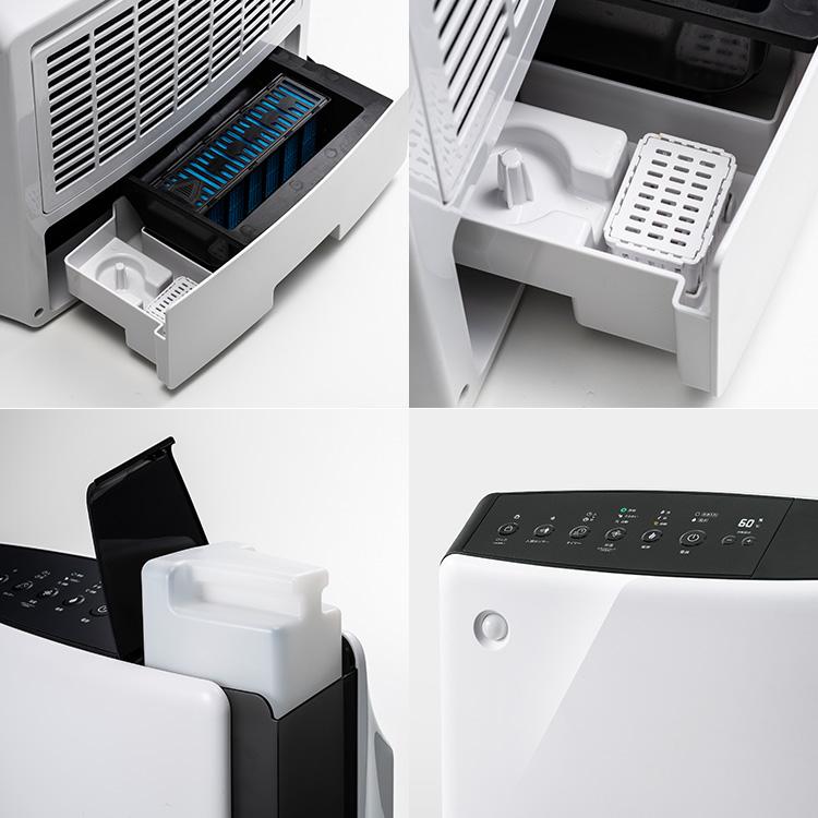 500円OFFクーポン対象／人感／室温センサー付 大風量加湿ワイドセラミックヒーター モイストエアヒート CHーT2273／スリーアップ