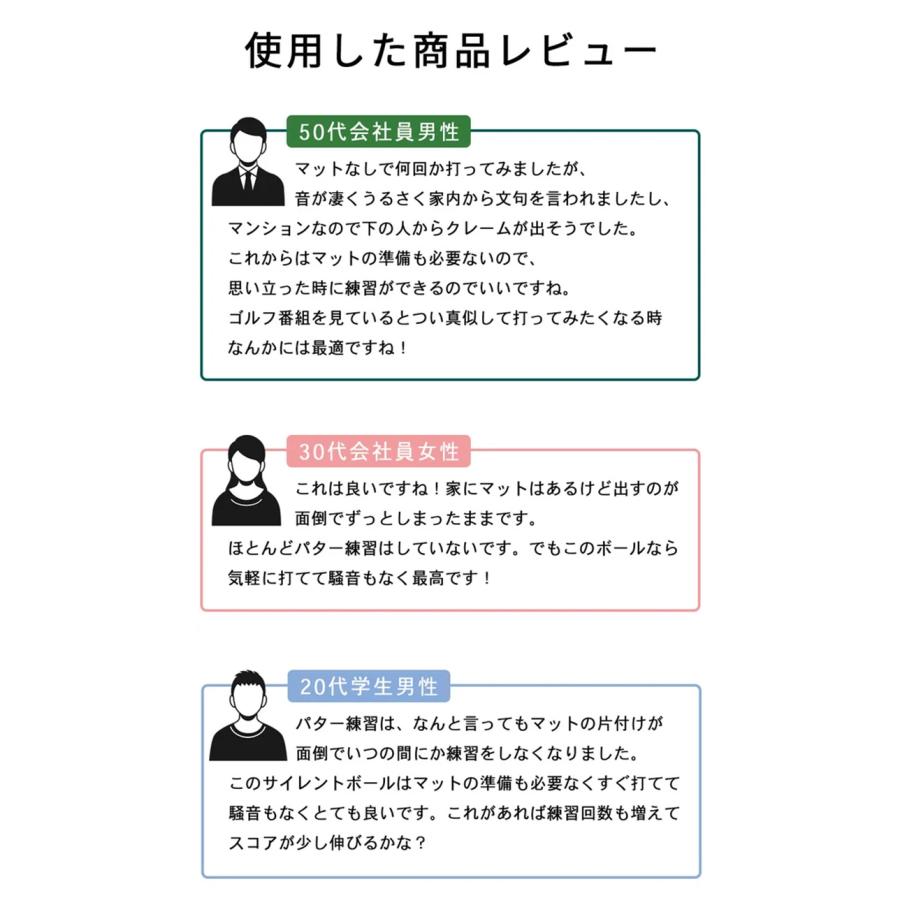 正規販売店 転がる音がしないゴルフボール EDISONGOLF Silent Ball