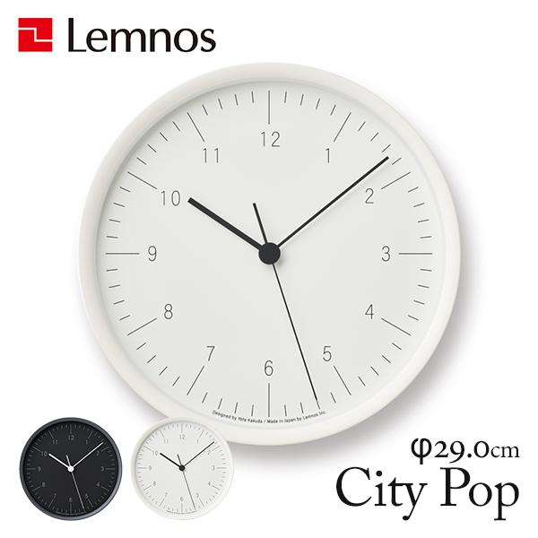 Lemnos City Pop シティ ポップ YK23ー03 電波時計 壁掛け時計