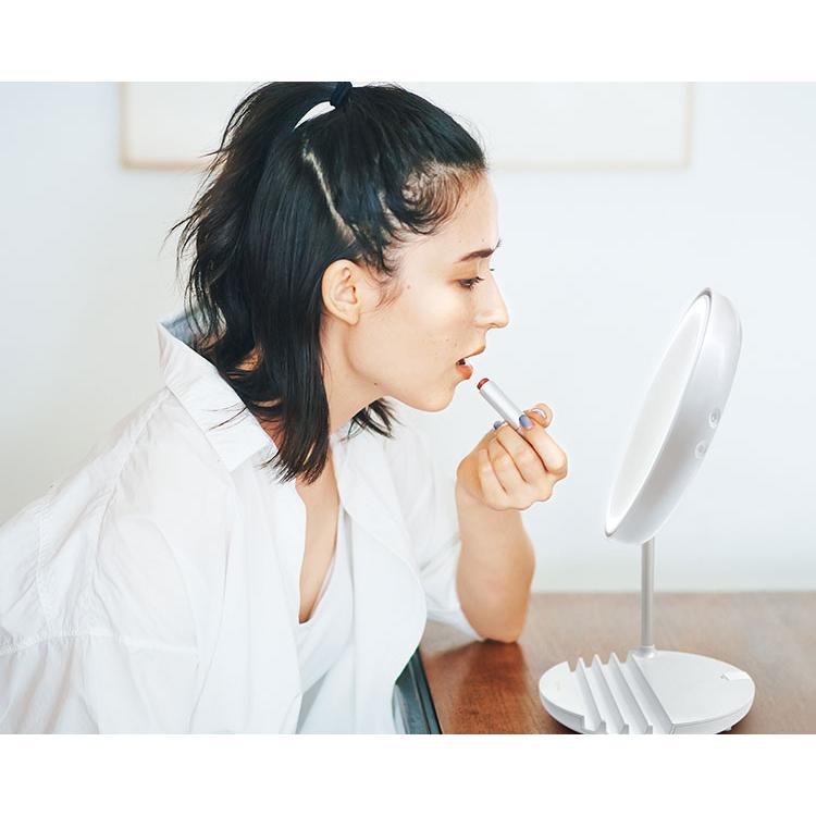 FESTINO 充電式 LED ファンミラー Charging LED Fan Mirror フェスティノ /海外×の画像