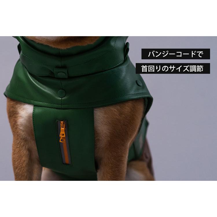 予約/STORMHUNTER RAINCOAT（ストームハンターレインコート） トリュフ（黒） 愛犬用防水レインコート RIFRUF（STOR）｜flaner-y｜11