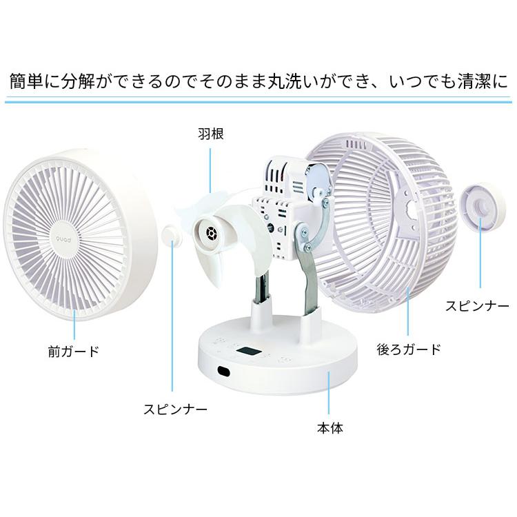 PUREAIR DC 簡単分解丸洗い クリーン3DDCサーキュレーター ピュアエア