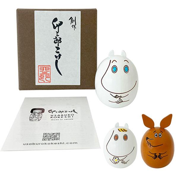 ミニこけし ムーミン （小） ・スノークのおじょうさん・スニフ MOOMIN