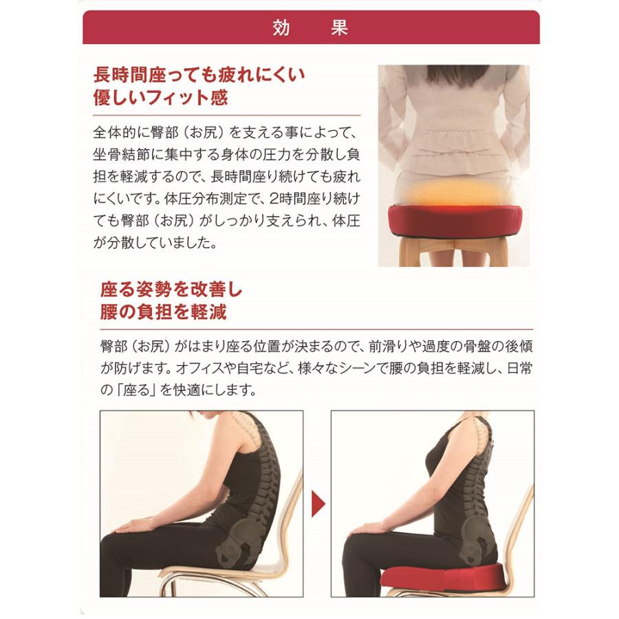 スポッとクッション spot cushion 姿勢 体圧分散 チェアクッションの画像