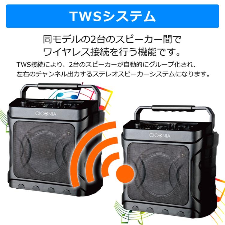 CICONIA デスクトップスピーカー CDD16A チコニア Bluetooth対応