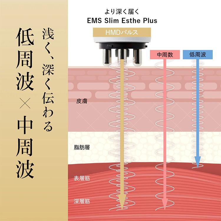 WAVEWAVE WAVEWAVE EMS Slim Esthe Plus WH52-01｜スリムエステプラス