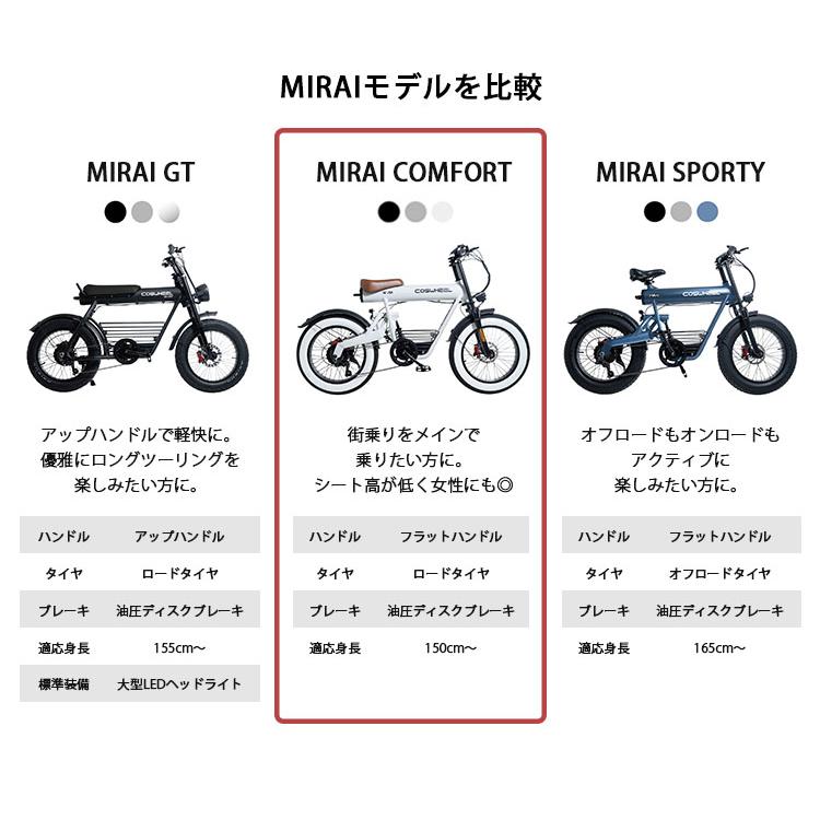 COSWHEEL MIRAI COMFORT 電動アシスト自転車 /メーカー直送/海外 COSWHEEL MIRAI COMFORT 電動アシスト自転車 /メーカー直送/海外