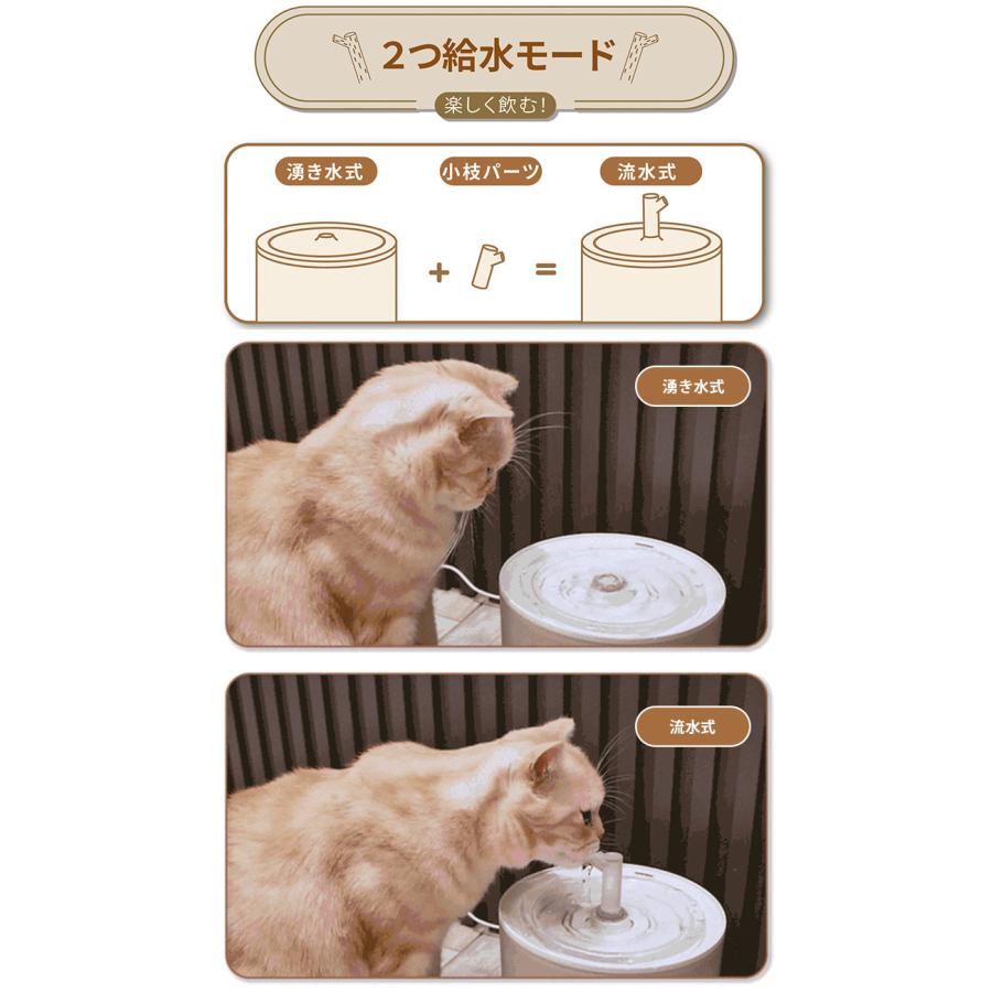 HuRuRu ワイヤレスポンプ ペット給水器 フルル 自動給水器 3層ろ過構造 静音 猫 ねこ : flaner - 通販 - Yahoo ...