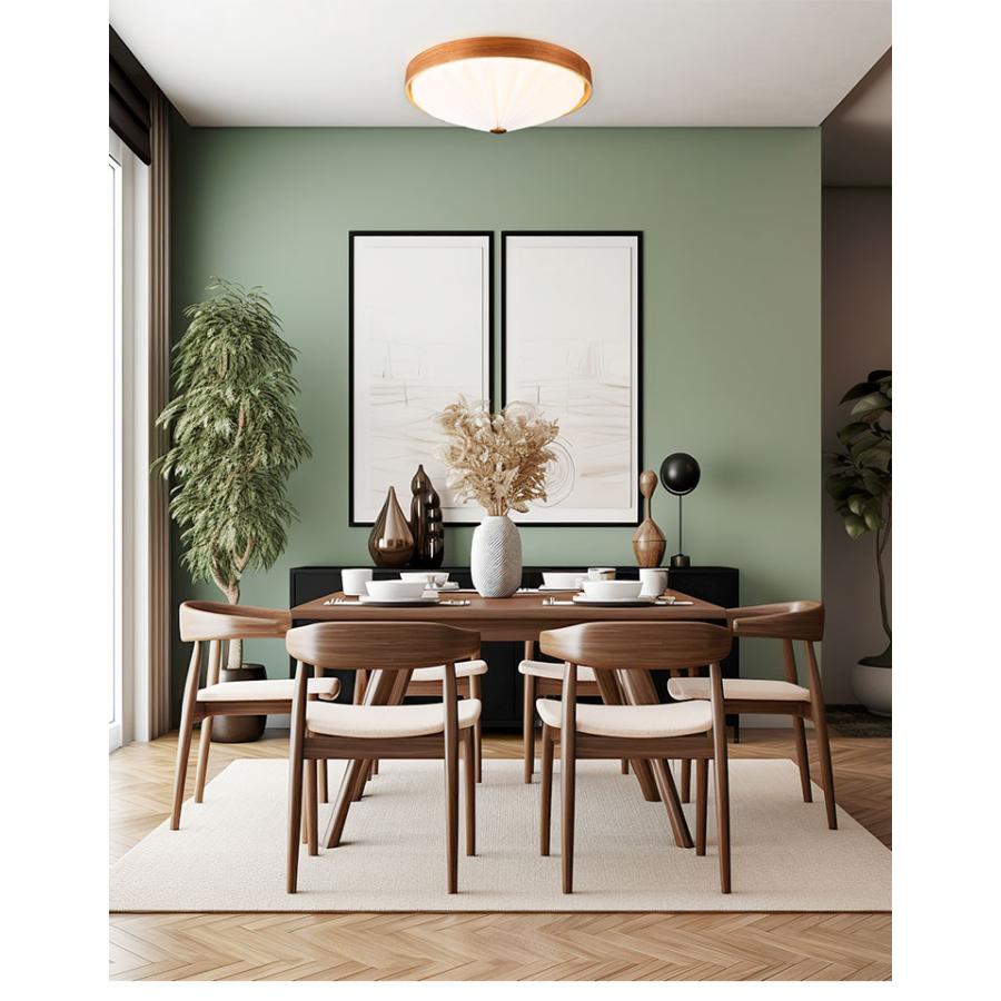 スワン電器 Wood Pleats Ceiling Light ウッドプリーツ シーリング