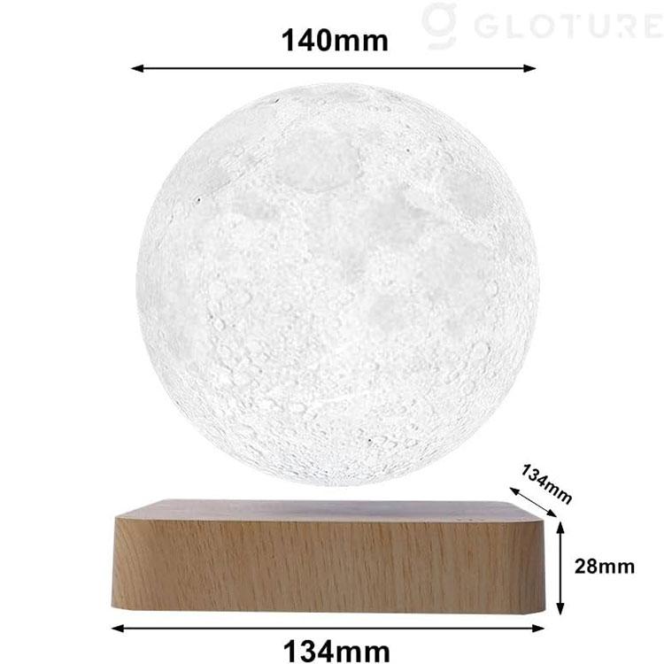Gloture 宙に浮かぶ月型ライト Moon exG ムーン イーエックスジー 浮くランプ 照明 LED 3Dプリント グローチャー（GLOT）｜flaner-y｜03