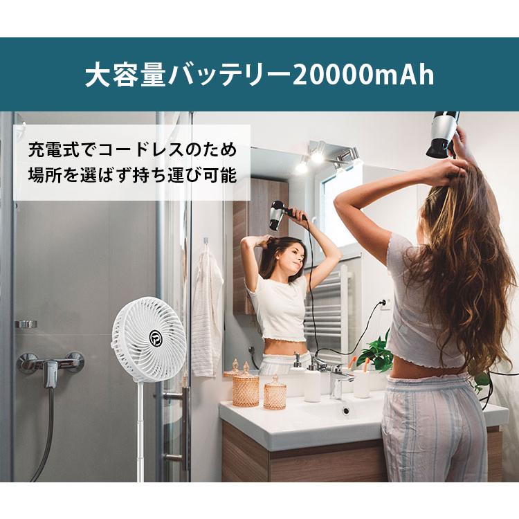 PANERGY コードレス静音サーキュレーター扇風機 25cm 10インチ PAN