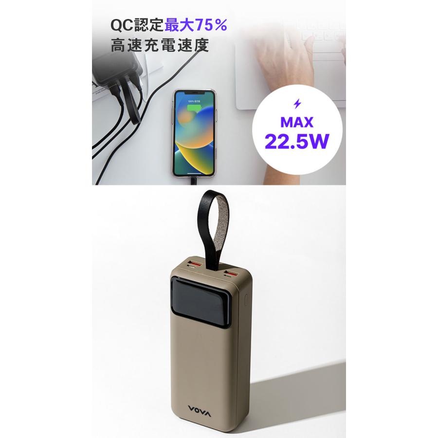 Amazon | エレコム モバイルバッテリー 20W 10000mAh USB PD対応 大 