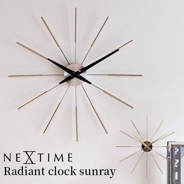 NEXTIME Radiant clock sunray｜ラジアント クロック サンレイ