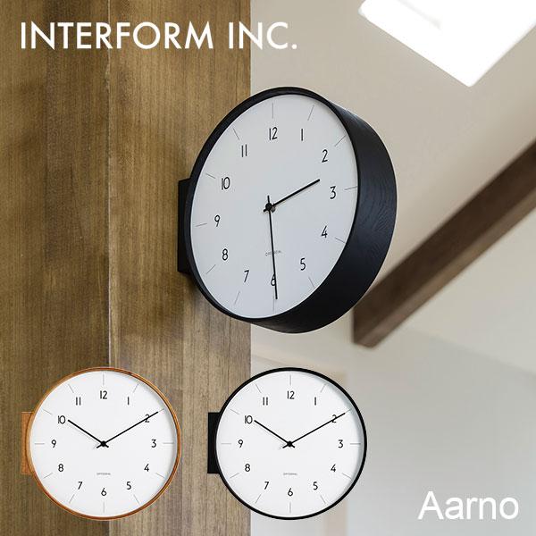 INTERFORM（インターフォルム） 壁掛け時計 Aarno アールノ ウォール