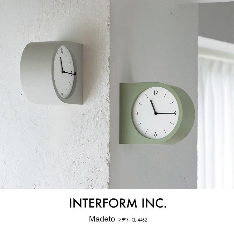 INTERFORM（インターフォルム） 壁掛け時計 Madeto マデト ウォール