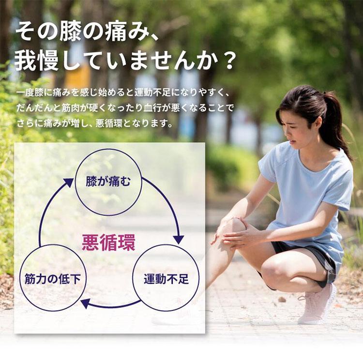膝用低周波サポーター IHP-0210A 家庭用低周波治療器/おまけ付：交換用パッドの画像