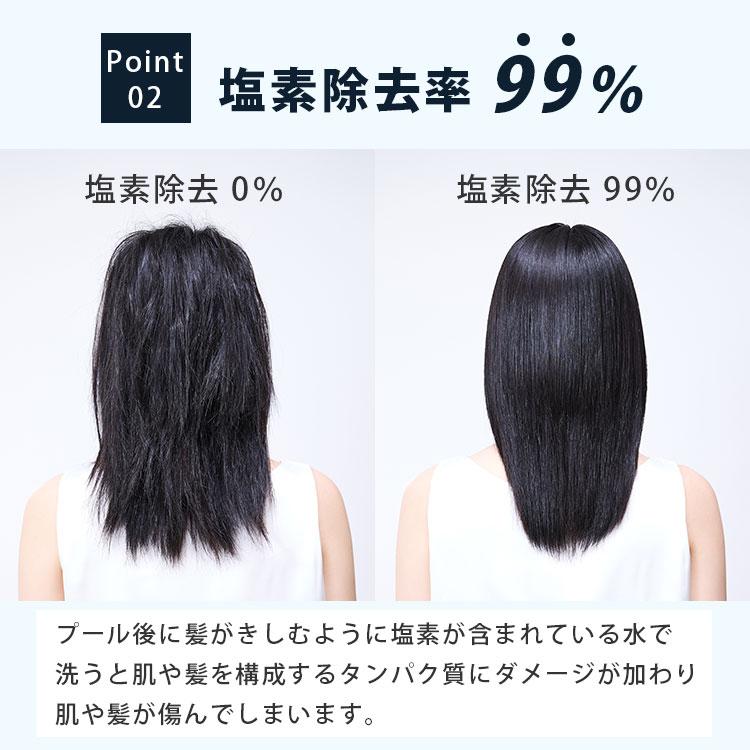 Noend オーガニックファインバブル シャワーヘッド NB-SH-002｜塩素