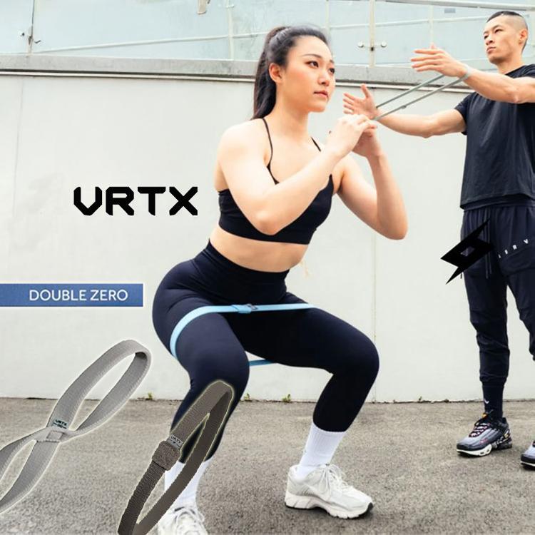 シニア向け3点セット VRTXフィットネスバンド3｜フィットネスバンド エクササイズバンド トレーニングバンド ループバンド ストレッチバンド リハビリの画像