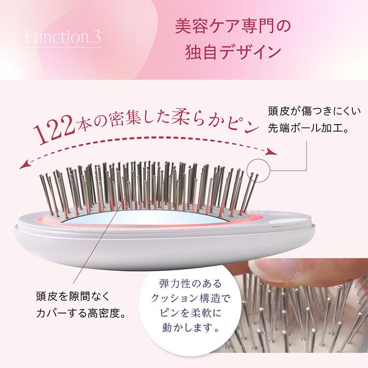 WAVEWAVE EMS Brush Air mini｜くし ヘアブラシ 頭皮ブラシ スカルプ