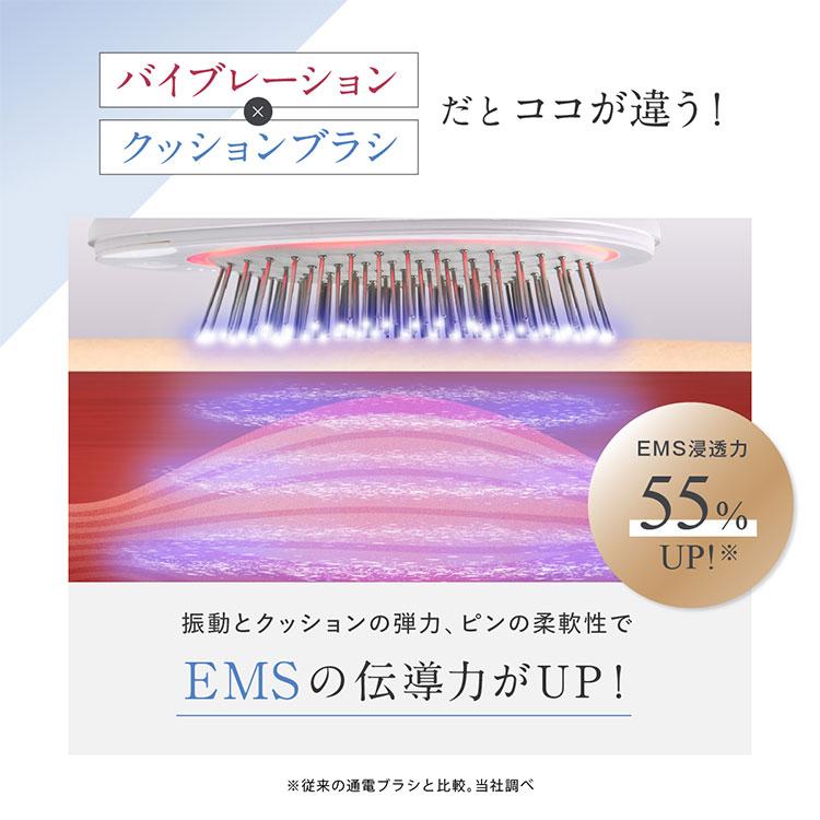 WAVEWAVE EMS Brush Air mini｜くし ヘアブラシ 頭皮ブラシ スカルプ