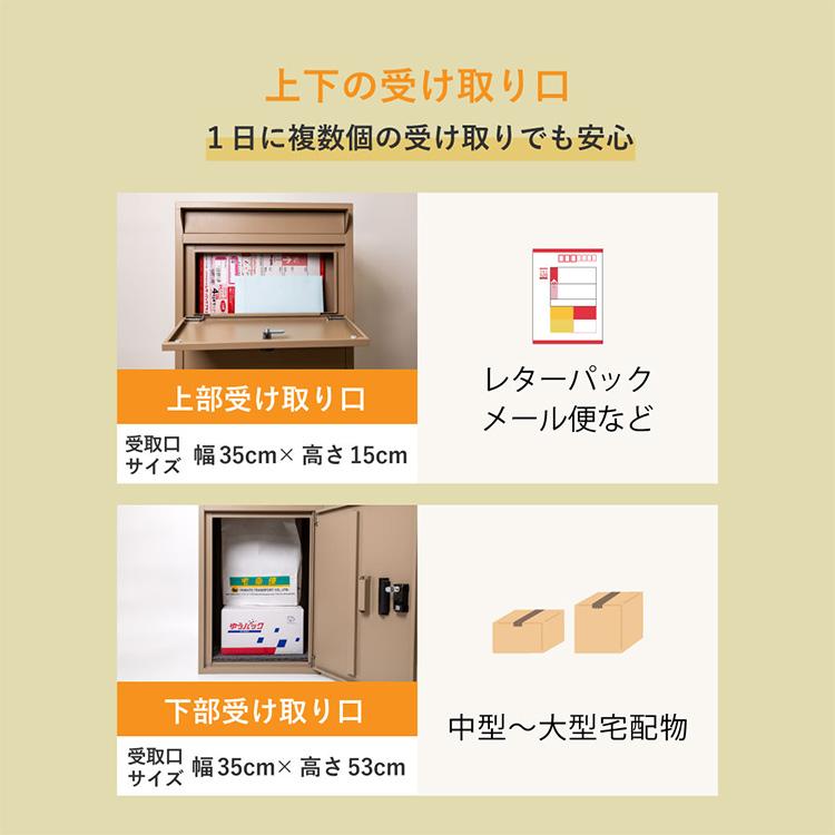 ポスト一体型宅配ボックス DooS｜宅配BOX 荷物ポスト 郵便ポスト
