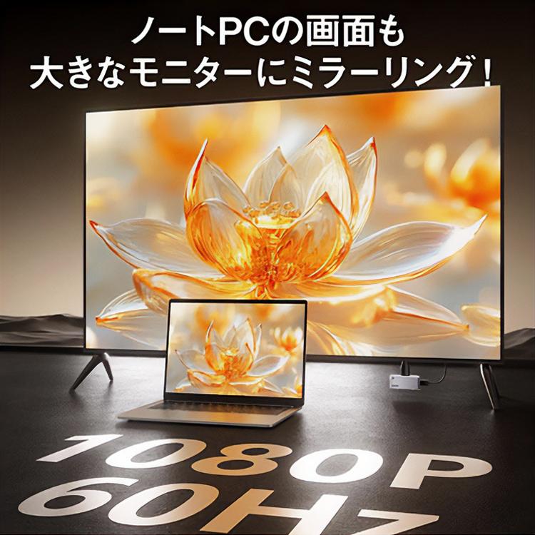 設置不要 即ミラーリング ワイヤレスHDMI 送受信機 セット Ilano LLANO