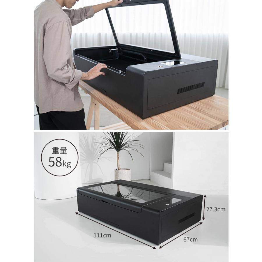 HEXA 60W CO2レーザー加工機｜FLUX カット 彫刻 レーザー