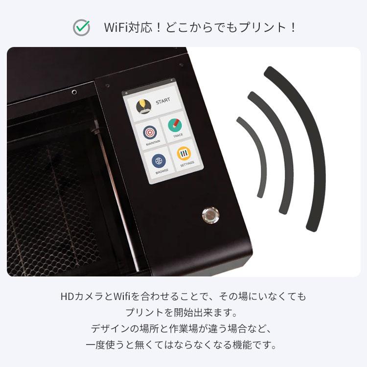 HEXA 60W CO2レーザー加工機｜FLUX カット 彫刻 レーザーカッター