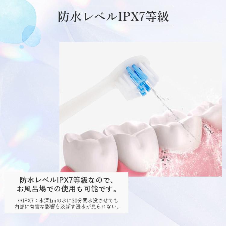 5800   歯ブラシフロス 口腔ケアの革命!フロスと電動歯ブラシの一体で歯の間の奥まで5つモード