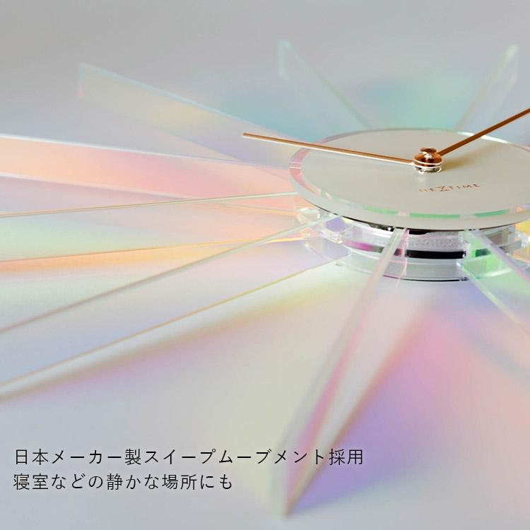 壁掛け時計 NEXTIME Prism Radiant Clock L ネクスタイム プリズム