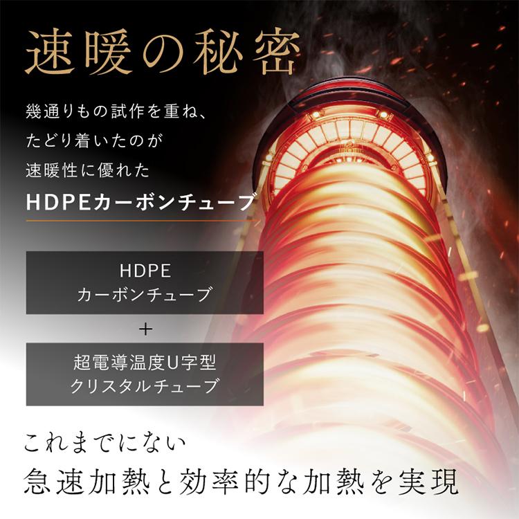 NIPLIFE 電気ヒーター NUKUREA ヌクレア NL-NK25WT｜カーボンヒーター