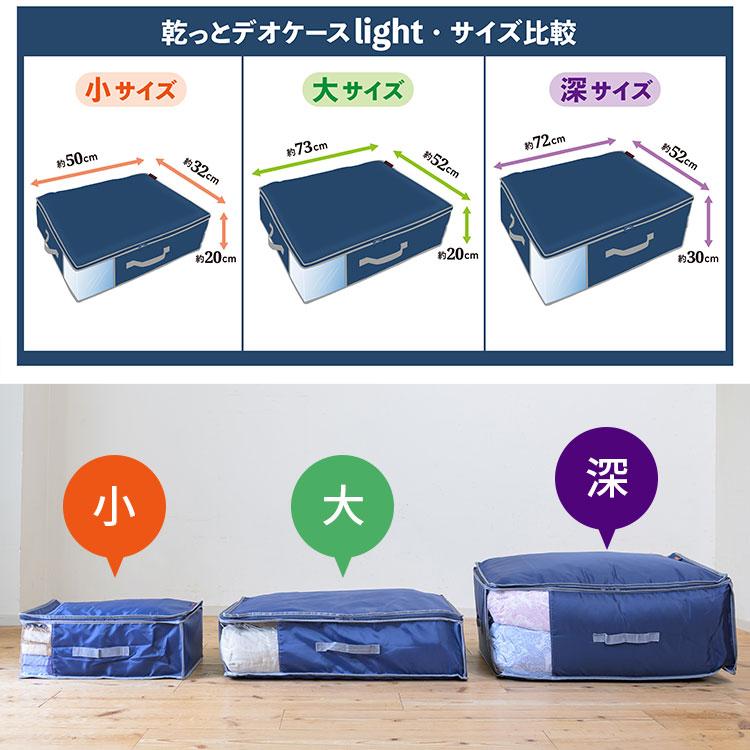 TEIJIN（テイジン） 乾っとデオケースLight 深型サイズ2個セット｜2枚