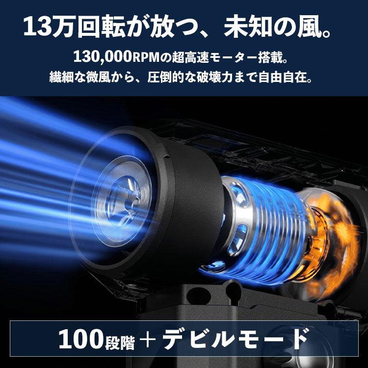 暴風ブロワーハンディファン デビルファン｜DEVIL FAN QS691BK