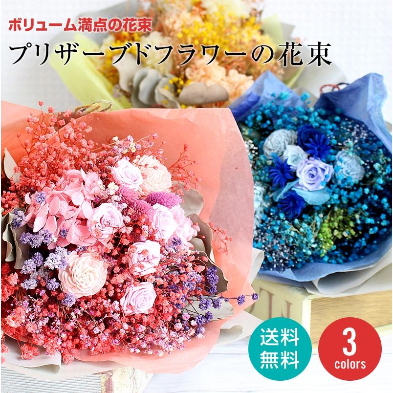 プレゼント 花 流行のアイテム プリザーブドフラワー ギフト 花束 誕生日 結婚祝い 受賞 サプライズ 発表会 長寿のお祝 記念日 お祝 内祝い
