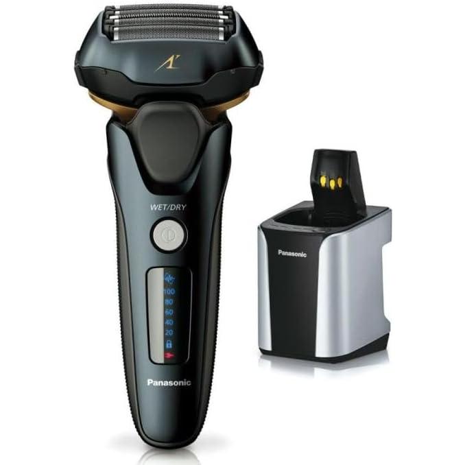 ES-LVK8-K ラムダッシュ 替刃新品　洗浄剤付き ラムダッシュ パナソニック メンズシェーバー 5枚刃 黒 洗浄器付き ES