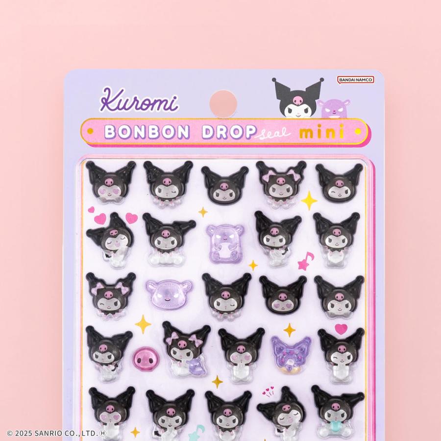 サンリオボンボンドロップミニ クロミ　キティ　マイメロ　シナモ 完売必至】サンリオから登場の『ボンボンドロップシールmini』。レジン