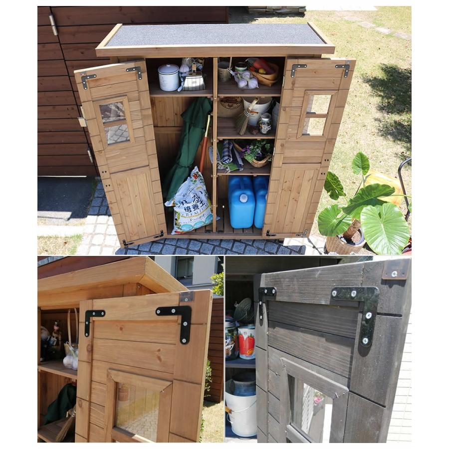 ガーデン収納庫 木製収納庫 カントリー 木製物置 小屋 薄型 北欧 おしゃれ 幅126 Lti Kcsl1260 フラップシップファニチャー 通販 Yahoo ショッピング