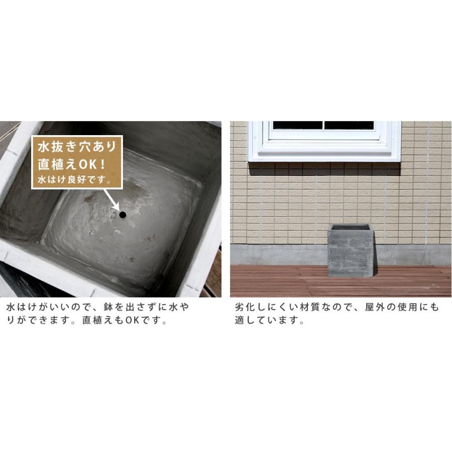 プランター レンガ調 幅40 正方形 ガーデニング アンティーク おしゃれ インダストリアル ボタニカル グレー Lti Ter Gr400 フラップシップファニチャー 通販 Yahoo ショッピング