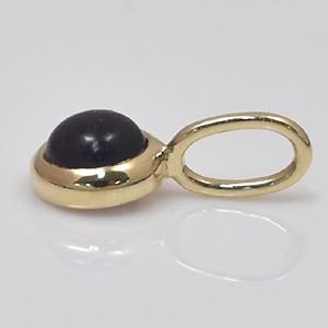 K10 10金 ゴールド 天然石 ペンダントトップ 10金 カボション アメジスト 2月 誕生石_2