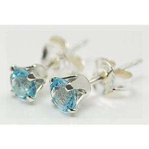 天然石ピアス SILVER925 シルバー 4mm ラウンド 天然石 13石から選べる パワーストーン スタッドピアス |  | 02