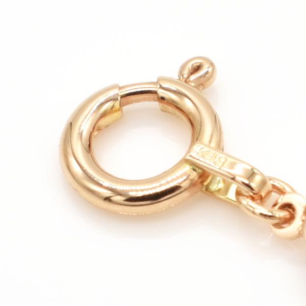 K18 ピンクゴールド　スライド 延長アジャスター KYOCERA スライド延長アジャスター ネックレス K18ピンク