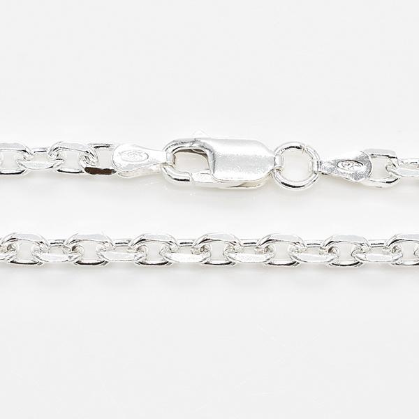 シルバーチェーン ネックレス チェーン アズキチェーン 3.5mm 45cm