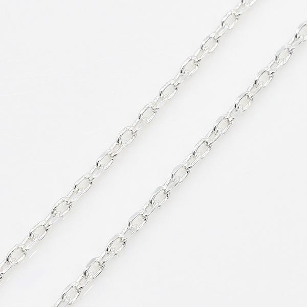 シルバーチェーン ネックレス チェーン アズキチェーン 1.0mm 40cm