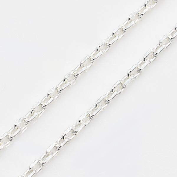 シルバーチェーン ネックレス チェーン アズキチェーン 1.4mm