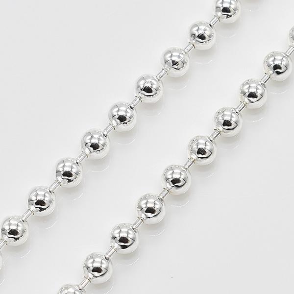 silver925 ボールチェーンネックレス 60cm シルバーチェーン ネックレス チェーン ボールチェーン 2.5mm 60cm