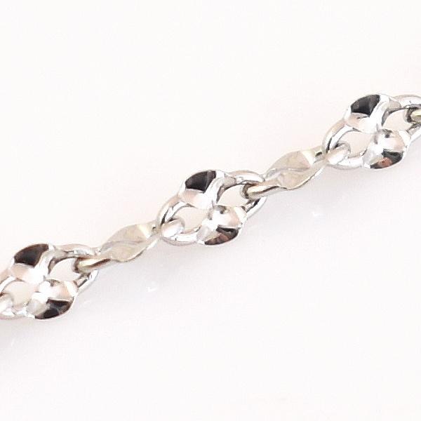 プラチナpt850 フラワーチェーンネックレス