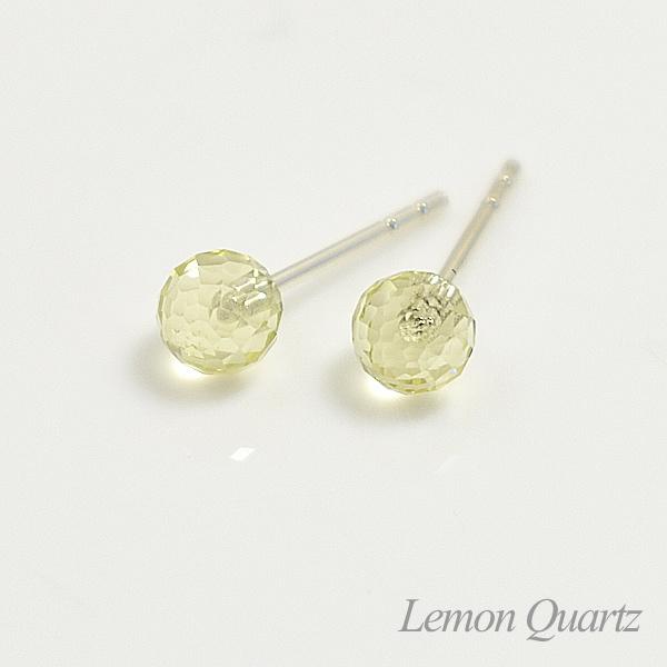 天然石 ピアス ミラーボールカット キャンディーストーンピアス(4mm) 9石から選べる パワーストーン スタッドピアス |  | 11