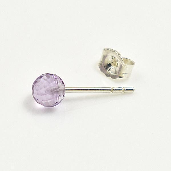 天然石 ピアス ミラーボールカット キャンディーストーンピアス(4mm) 9石から選べる パワーストーン スタッドピアス |  | 05