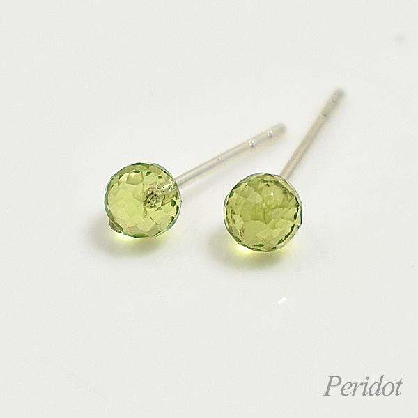 天然石 ピアス ミラーボールカット キャンディーストーンピアス(4mm) 9石から選べる パワーストーン スタッドピアス |  | 09